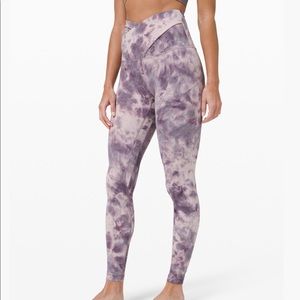 NWT Align diamond dye cross waist leggings